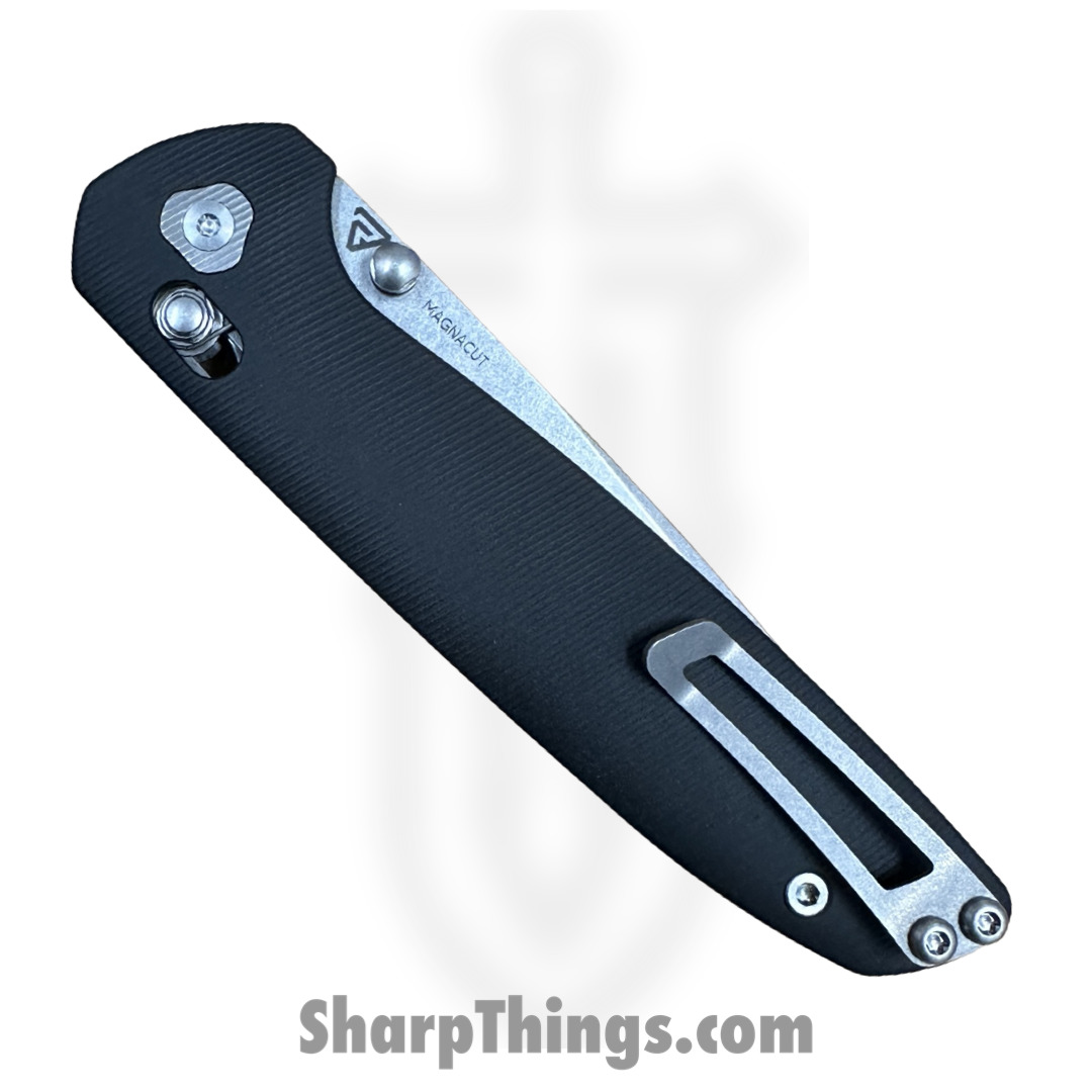 Tactile Knife Co. - 20-mv-mc01-rm02 - Maverick - Folding Knife - Magnacut Stonewash Drop Point - Micarta - BLACK - Image 6