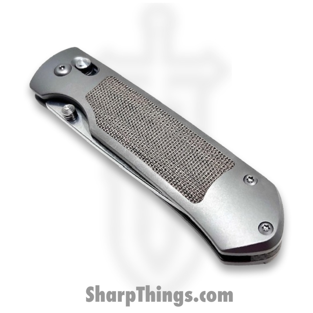 Ohlone Knives - OKGOATMI - Goat AXL - Folding Knife - M390 Drop Point - Bar Lock - Green Micarta - Image 5