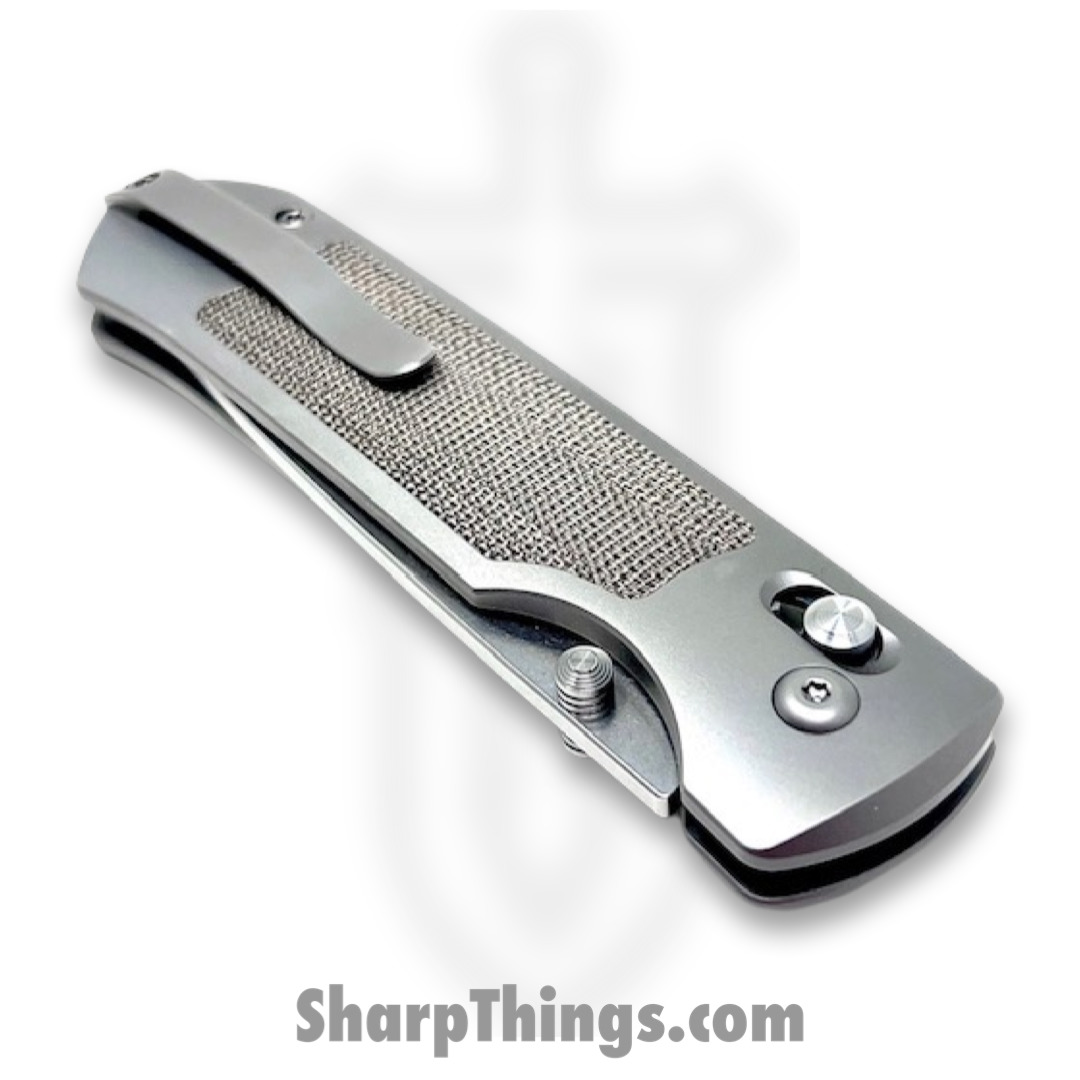 Ohlone Knives - OKGOATMI - Goat AXL - Folding Knife - M390 Drop Point - Bar Lock - Green Micarta - Image 3