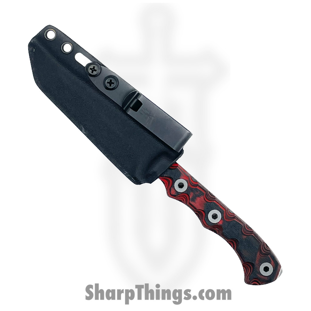 T.Kell Knives - OpsHwkHades - Ops Hawk - Fixed Blade Knife - 80crv2 Nickle Boron Coated Tanto - G10 - Hades - Image 3