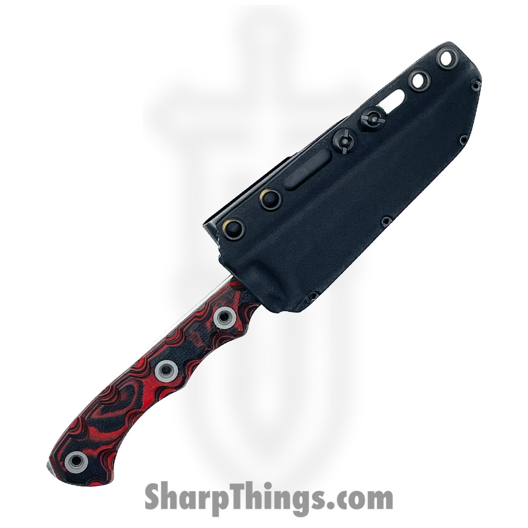 T.Kell Knives - OpsHwkHades - Ops Hawk - Fixed Blade Knife - 80crv2 Nickle Boron Coated Tanto - G10 - Hades - Image 4