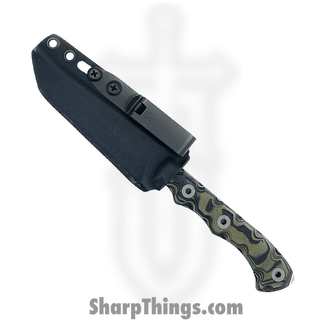 T.Kell Knives - OpsHwkWarr - Ops Hawk - Fixed Blade Knife - 80crv2 Nickle Boron Coated Tanto - G10 - Warrior - Image 3