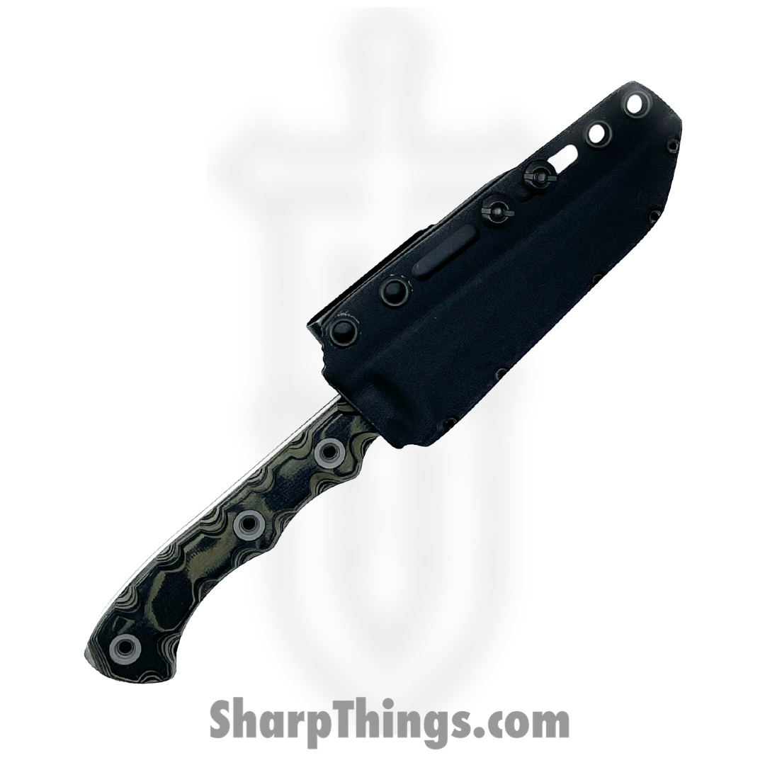 T.Kell Knives - OpsHwkWarr - Ops Hawk - Fixed Blade Knife - 80crv2 Nickle Boron Coated Tanto - G10 - Warrior - Image 4