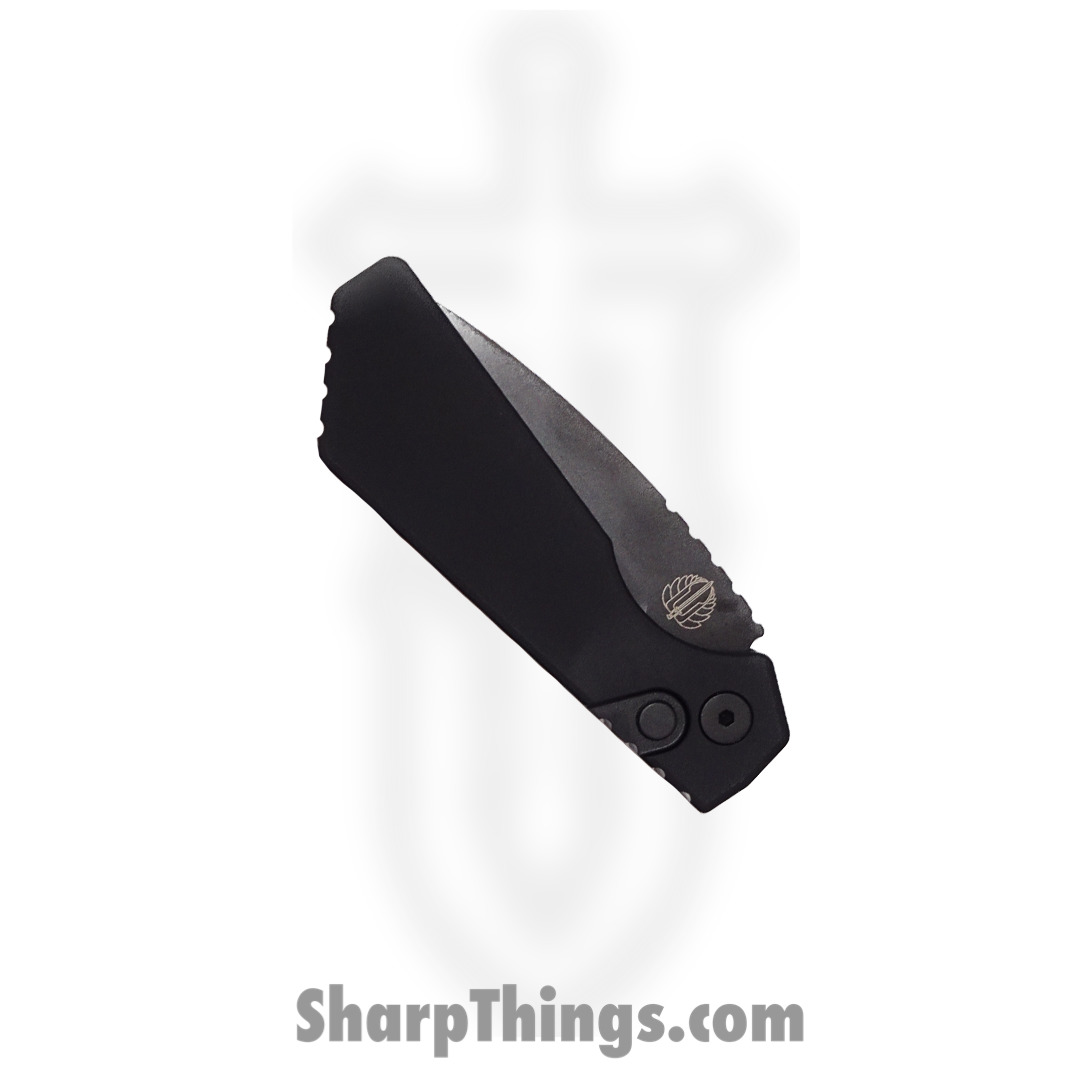 ProTech - 203 - Strider PT+ - Automatic Knife - Magnacut Coated Drop Point - 6061-T6 Aluminum - Black - Image 3