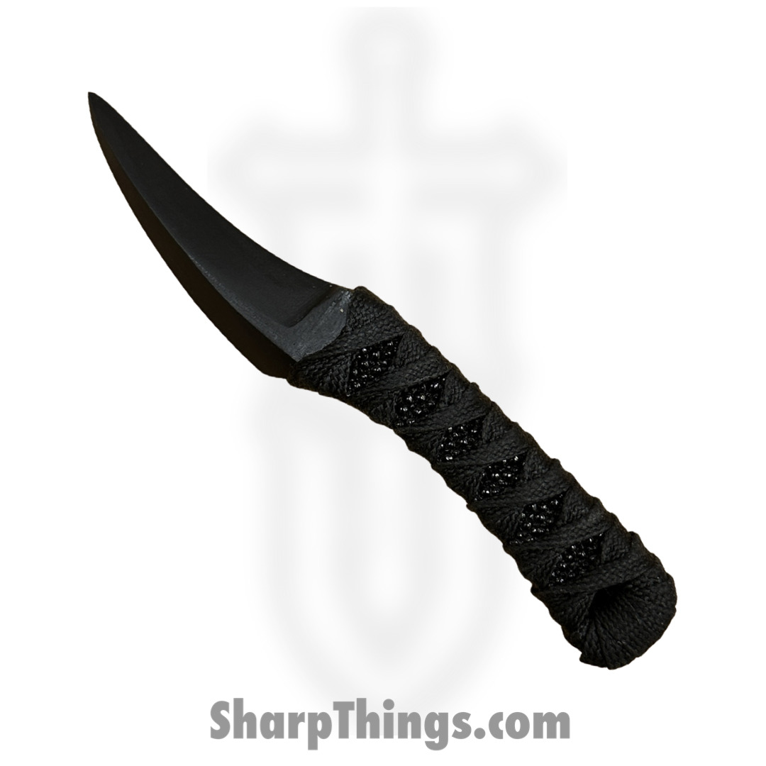 Revenant Corps - RCGTGKL01BK - Great Tailed Grackle - Fixed Blade Knife - All G-10 - Tsukomaki and Rayskin Wrap - Black