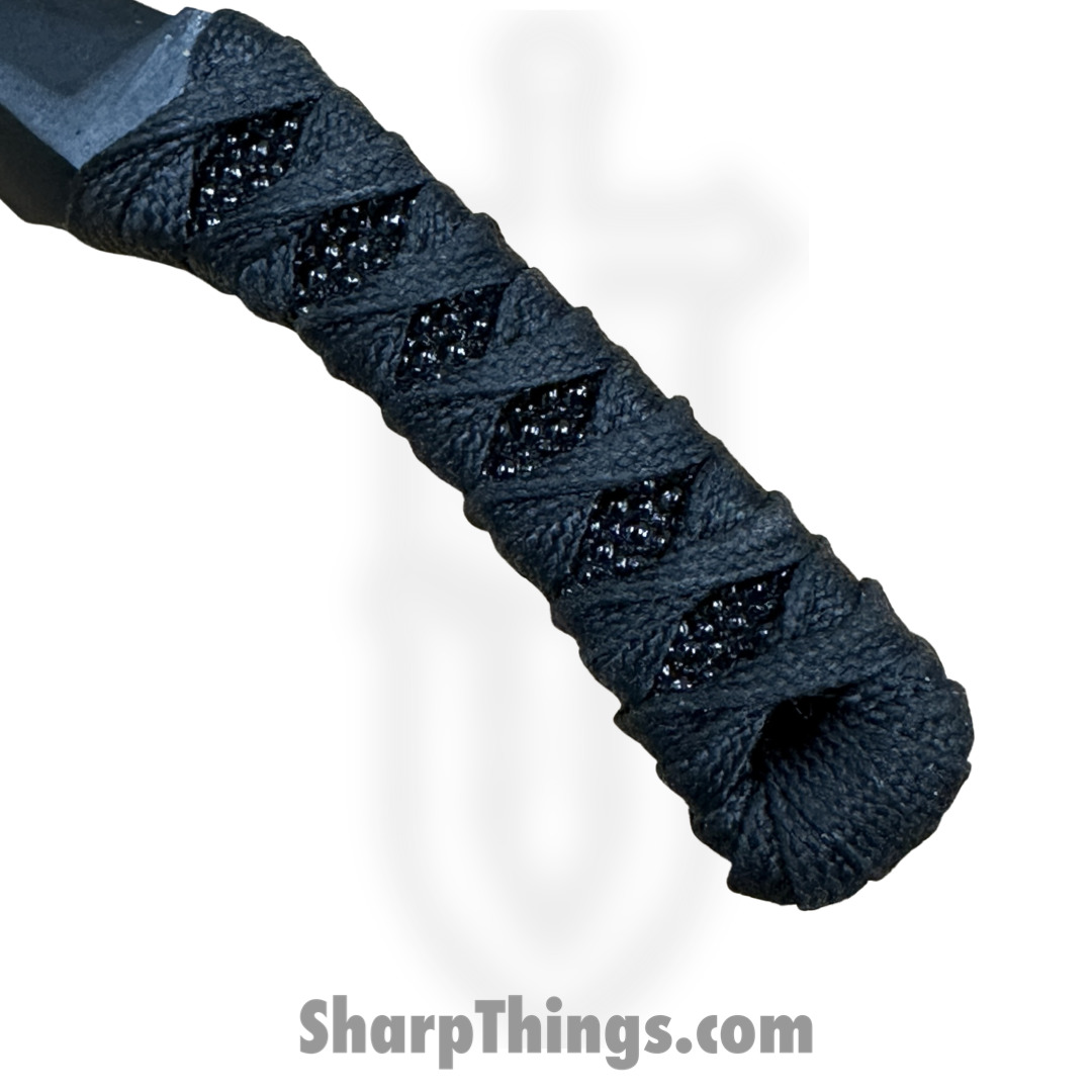 Revenant Corps - RCGTGKL01BK - Great Tailed Grackle - Fixed Blade Knife - All G-10 - Tsukomaki and Rayskin Wrap - Black - Image 5