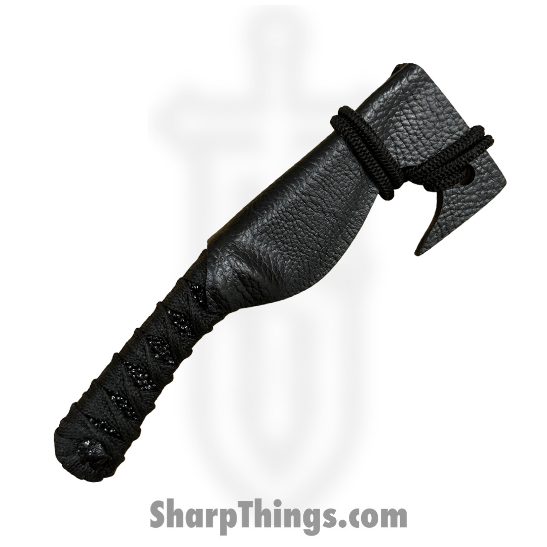 Revenant Corps - RCGTGKL01BK - Great Tailed Grackle - Fixed Blade Knife - All G-10 - Tsukomaki and Rayskin Wrap - Black - Image 3