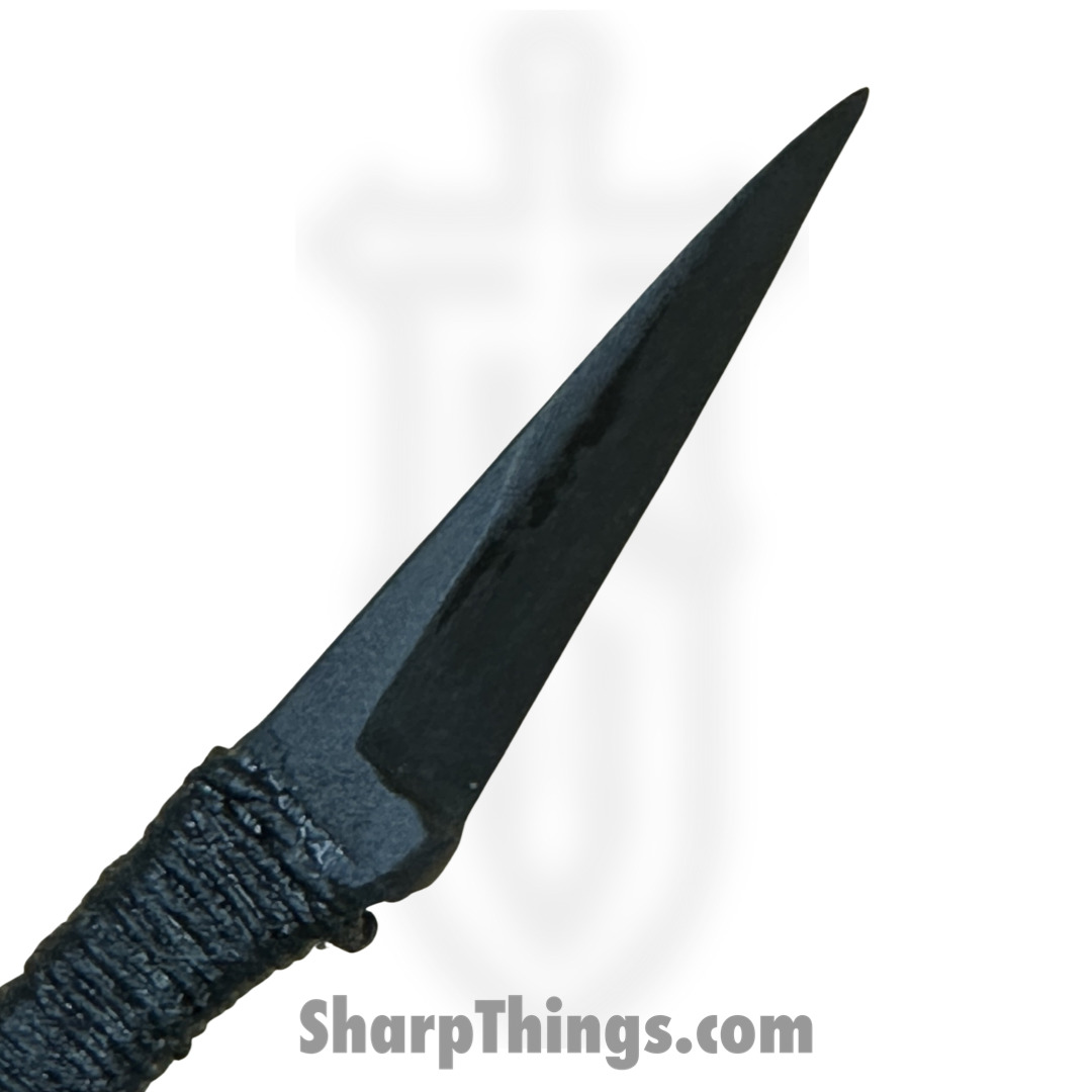 Revenant Corps - RCIMPWHBK - IMP With Hook - Fixed Blade Knife - Black All G-10 - Hemp Twine Wrap - Black - Image 4