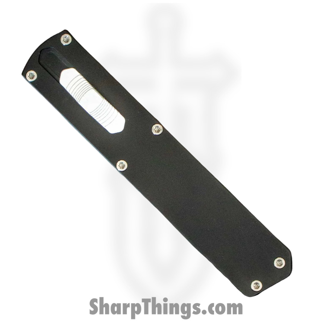 TakCom - TCNH2SPSDL - Nighthawk V2 OTF - OTF Auto - DLC 154CM Dual Edge Spear Point 1 Side Serrated - 6061-T6 - Black - Image 3