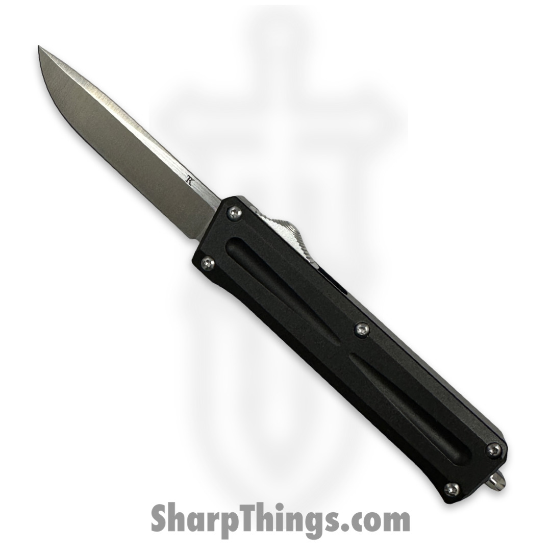 TakCom - TCSTGDPNSA - Stinger OTF - OTF Auto - Satin 154CM Drop Point - 6061-T6 - Black