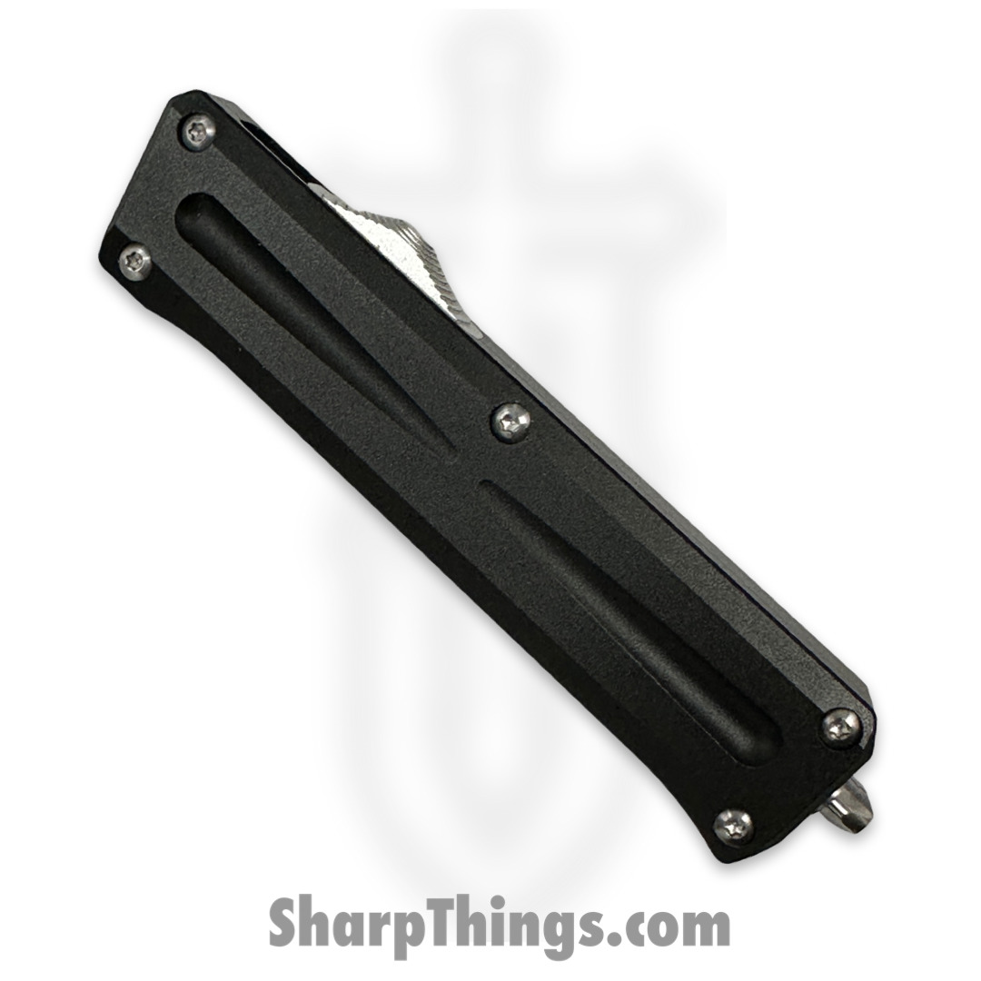TakCom - TCSTGWHNSA - Stinger - OTF Auto - 154CM Satin Wharncliffe - 6061-T6 Aluminum - Black - Image 3