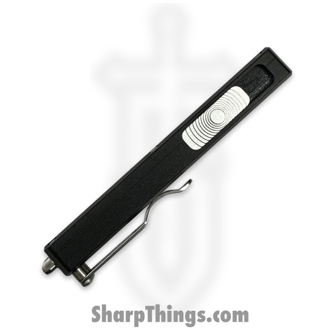 TakCom - TCSTGWHNSA - Stinger - OTF Auto - 154CM Satin Wharncliffe - 6061-T6 Aluminum - Black - Image 5