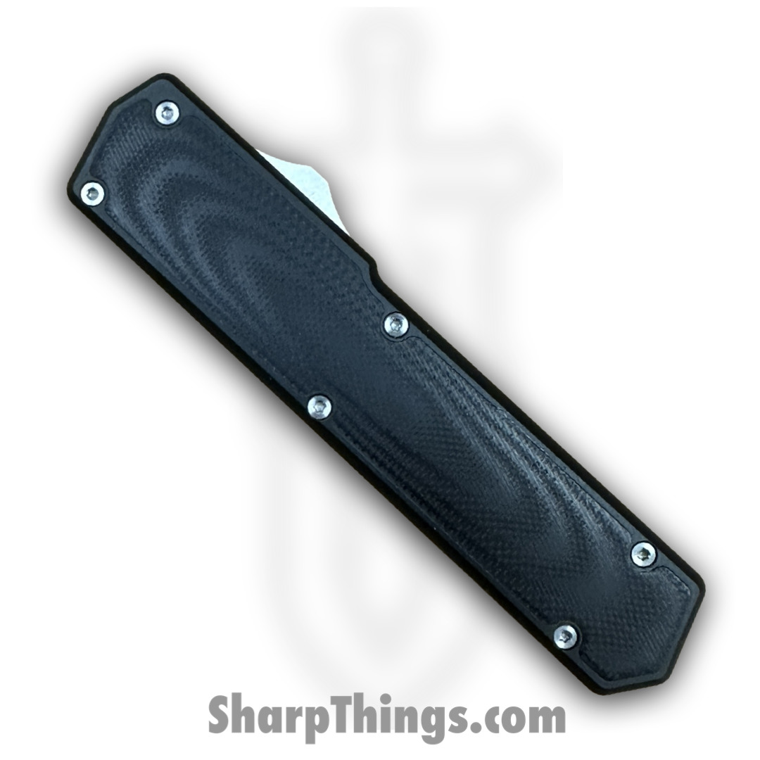 TakCom - TCVG2TNNBBSA - Vigor V2 - OTF Auto - 154CM Satin Tanto - 6061-T6 Aluminum G10 - Black - Image 3