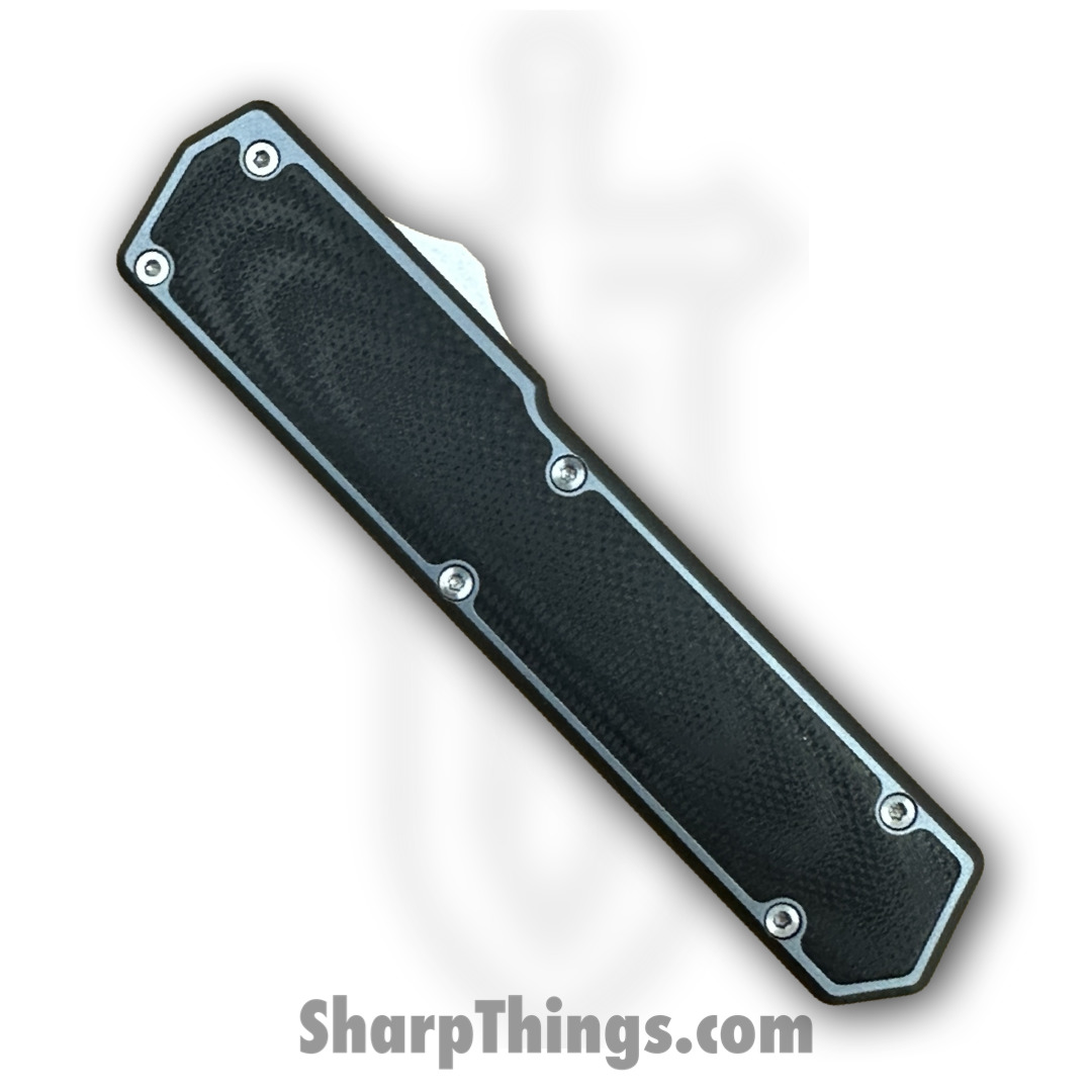 TakCom - TCVG2TNNGBSA - Vigor V2 - OTF Auto - 154CM Satin Tanto - 6061-T6 Aluminum G10 - Gray Black - Image 3