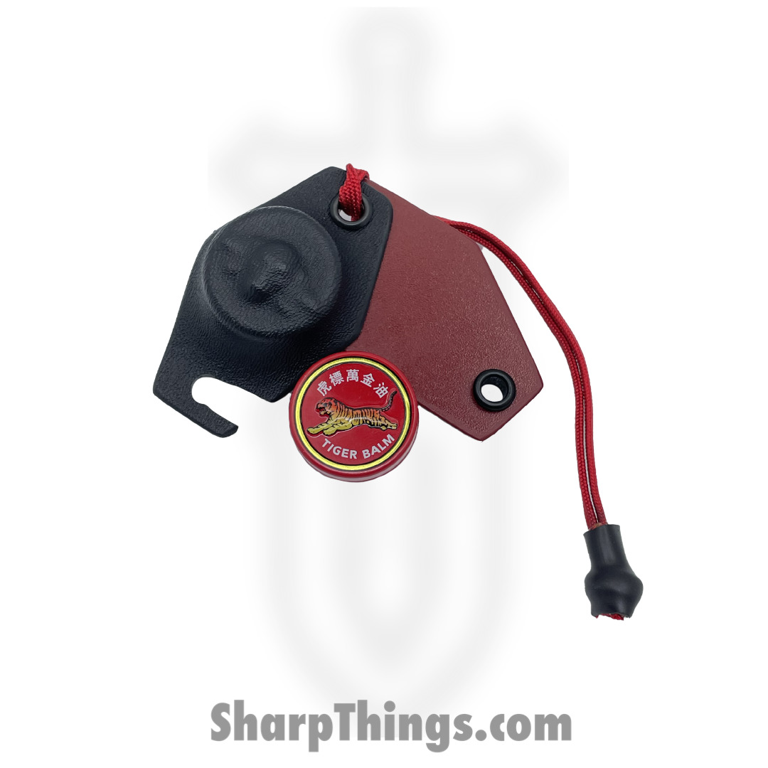 Bastinelli Creations - TigBlmlnyrd - Tiger Balm Lanyard - Kydex - Red and Black