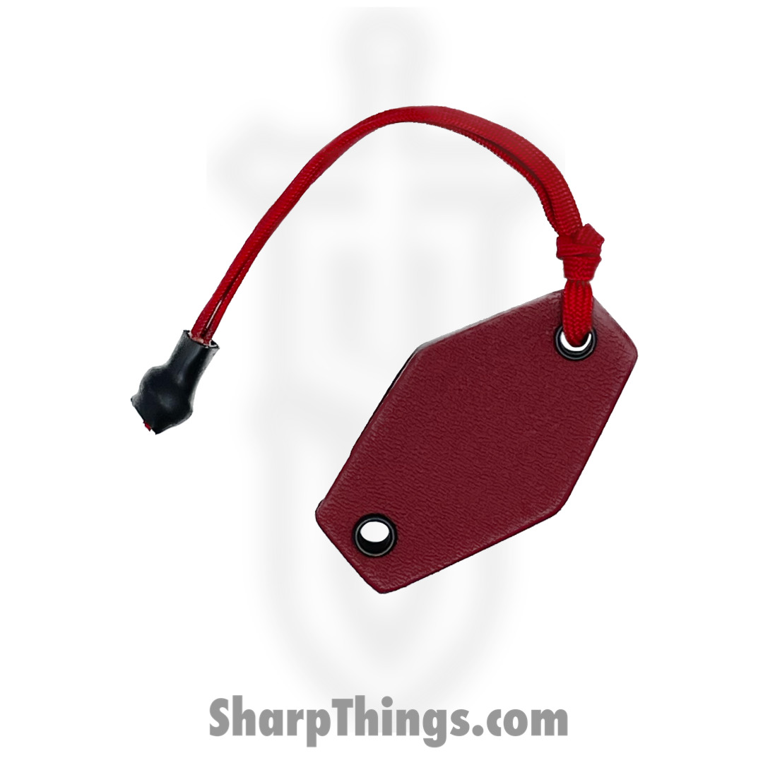 Bastinelli Creations - TigBlmlnyrd - Tiger Balm Lanyard - Kydex - Red and Black - Image 6