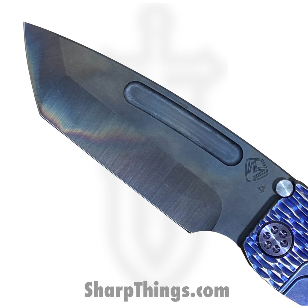 Medford Knife - MK0454VT-39A5-T3C3-BP - Marauder-H Vulcan Tanto - S45VN - Bronze/Violet Dragon Skin - Image 6