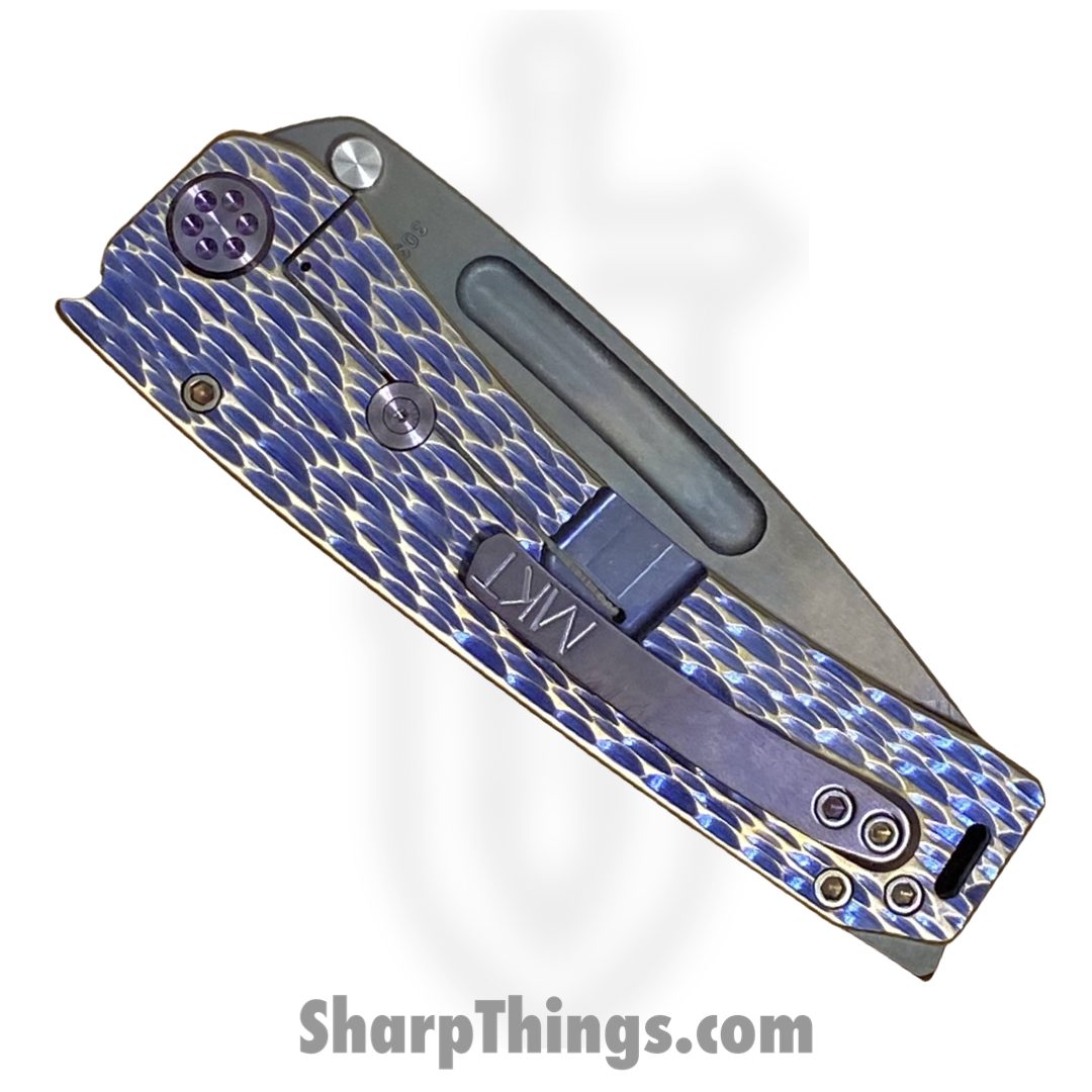 Medford Knife - MK0454VT-39A5-T3C3-BP - Marauder-H Vulcan Tanto - S45VN - Bronze/Violet Dragon Skin - Image 4