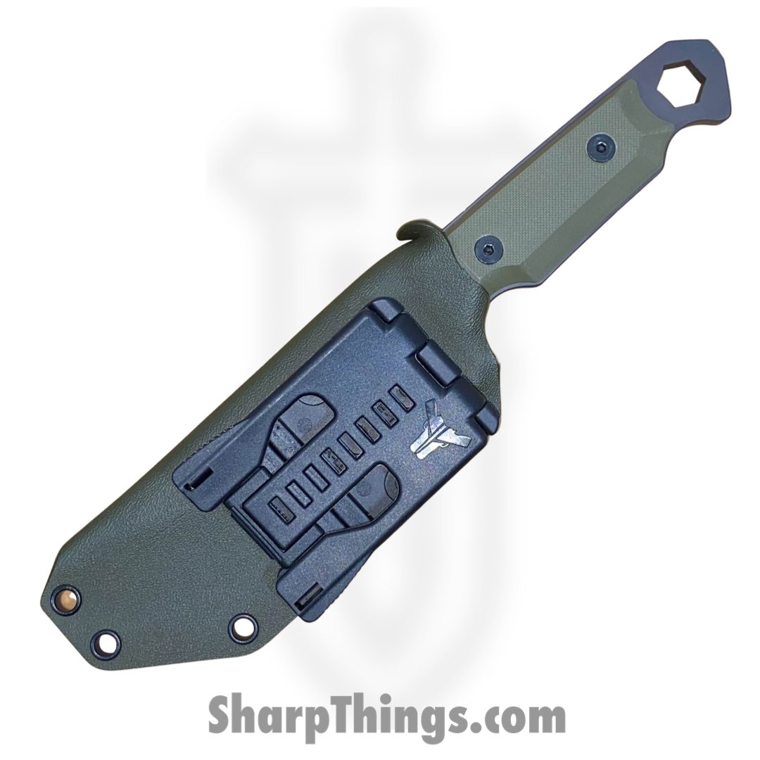 Medford Knife and Tool - MK070DVQ-10KO-SPQ3-Q4 - STA Sniper - Fixed Blade Knife - D2 Vulcan Drop Point - G10 - OD Green - Image 5