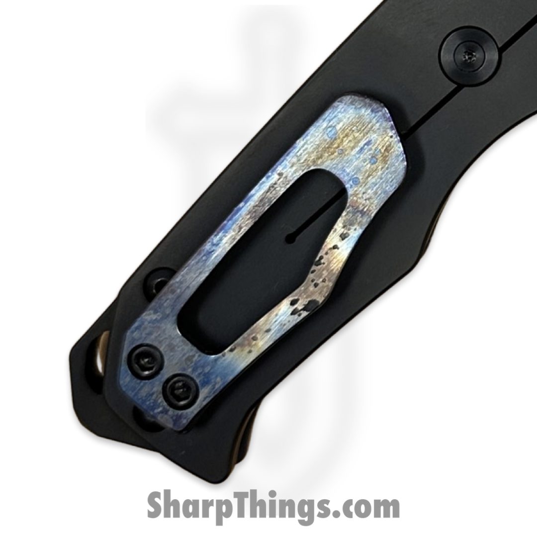 Medford Knife and Tool - MK0294PT-03PV-TPCF-BP - Genesis "T" - Folding Knife - S45VN PVD Tanto - Titanium - Faced/Flm Galaxy - Image 5