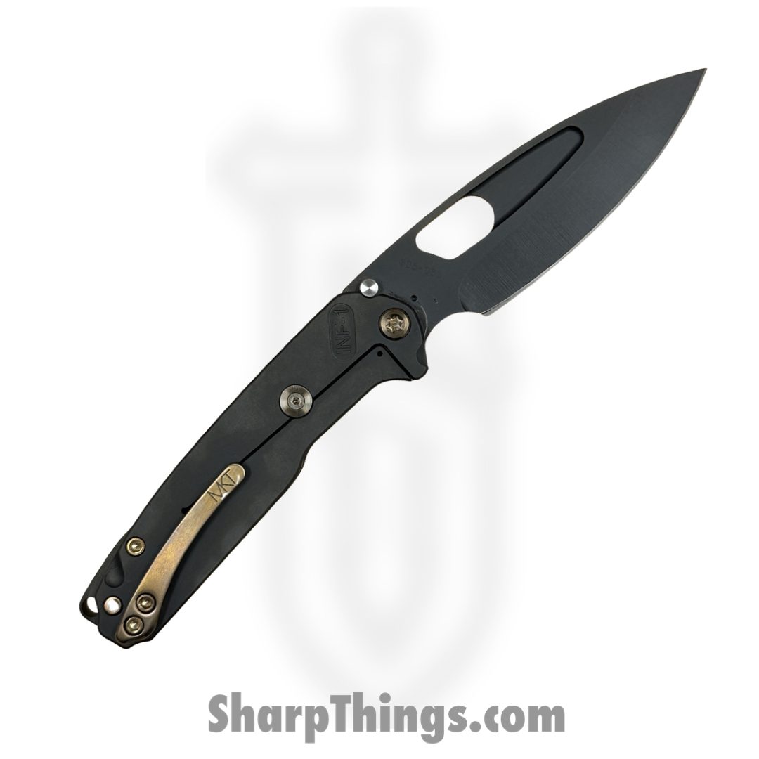 Medford Knife and Tool - MK0314PQ-30PV-T1C1-BP - Infraction - Folding Knife - PVD S45VN Drop Point - PVD Titanium - Black - Image 2