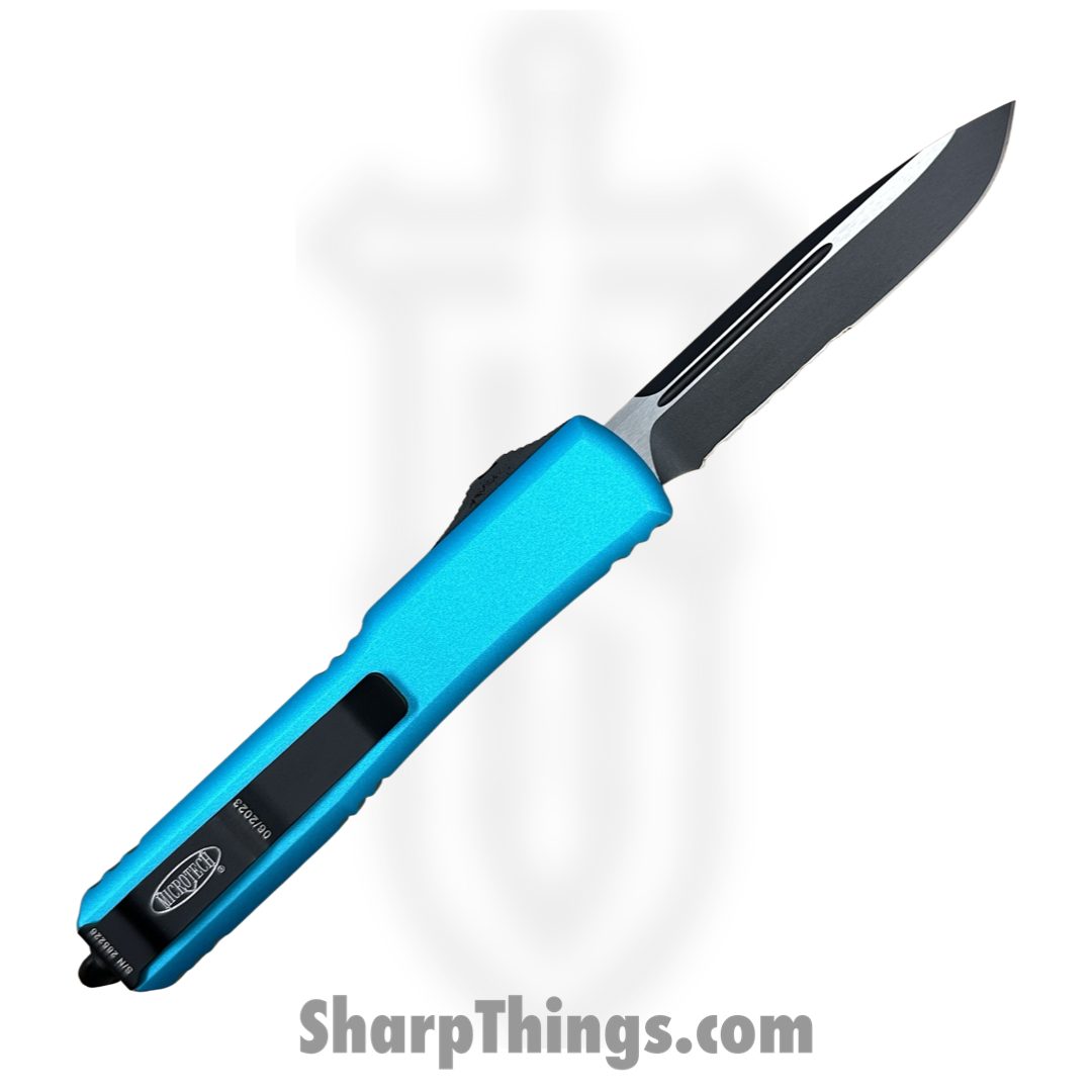 Microtech - 121-2TQ - Ultratech - OTF Auto - 121-2TQ Ultratech OTF Auto - 6061-T6 Aluminum - Turquoise - Image 2