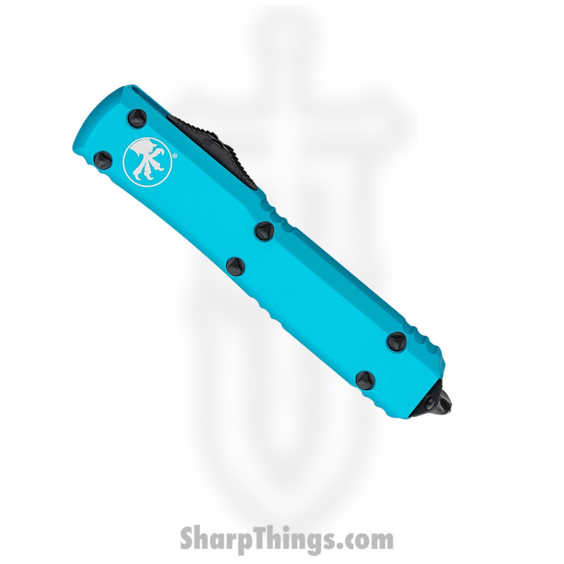 Microtech - 121-2TQ - Ultratech - OTF Auto - 121-2TQ Ultratech OTF Auto - 6061-T6 Aluminum - Turquoise - Image 3
