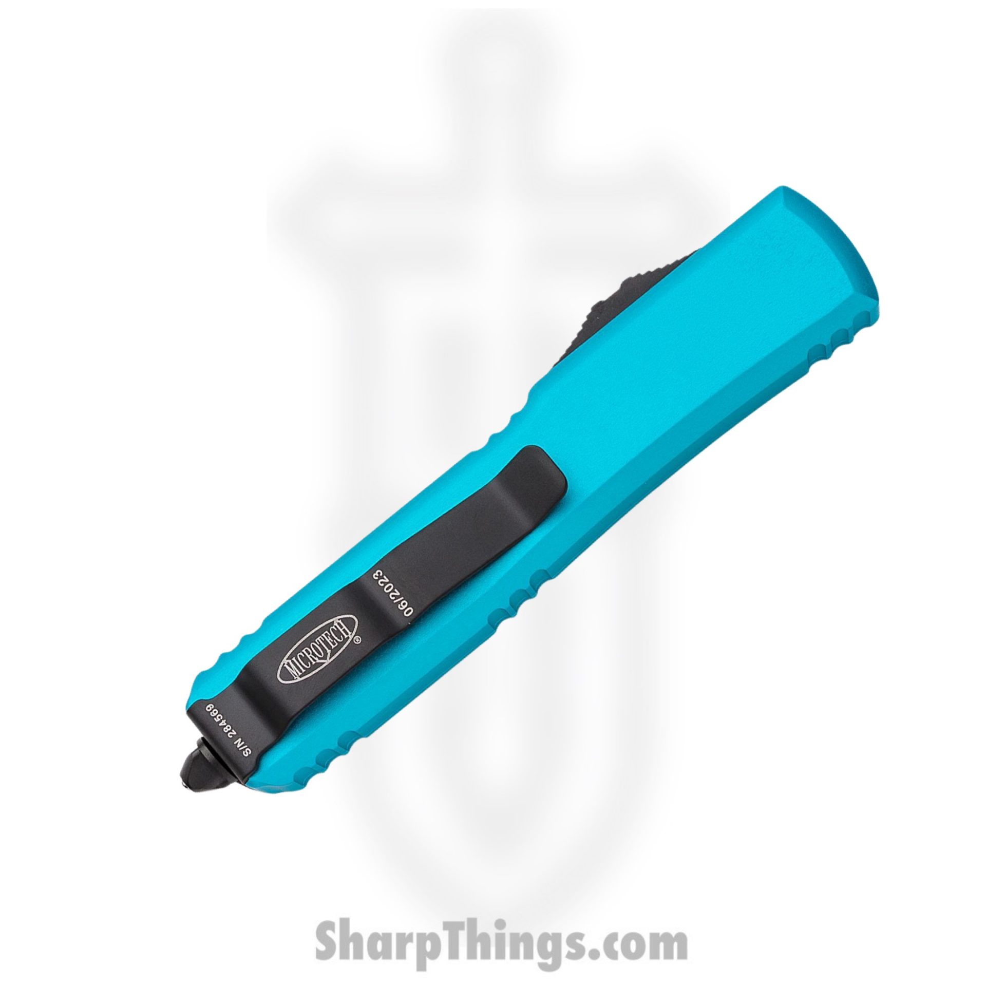 Microtech - 121-2TQ - Ultratech - OTF Auto - 121-2TQ Ultratech OTF Auto - 6061-T6 Aluminum - Turquoise - Image 4