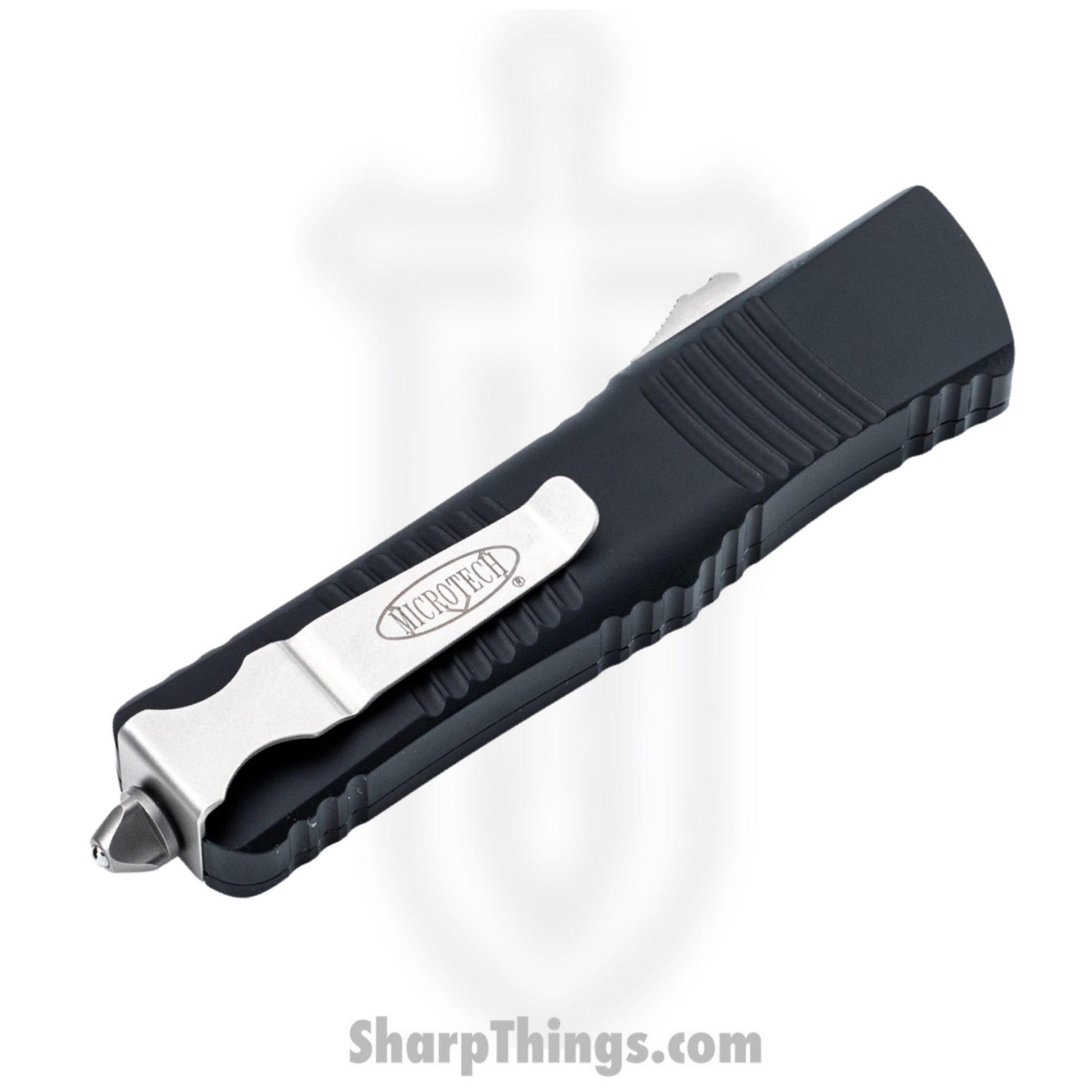 Microtech - 142-10 - Combat Troodon - OTF Auto - 142-10 Combat Troodon OTF Auto - 6061-T6 Aluminum - Black - Image 4