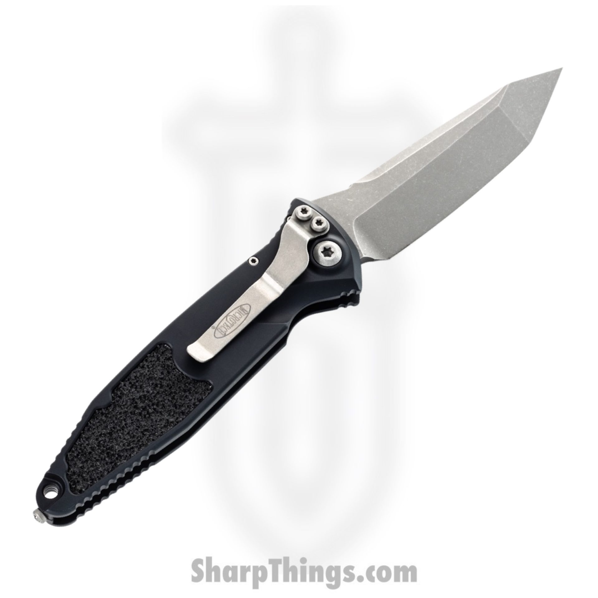 Microtech - 161A-10AP - Socom Elite - Automatic Knife - 161A-10AP Socom Elite Automatic Knife - 6061-T6 Aluminum - Black - Image 2
