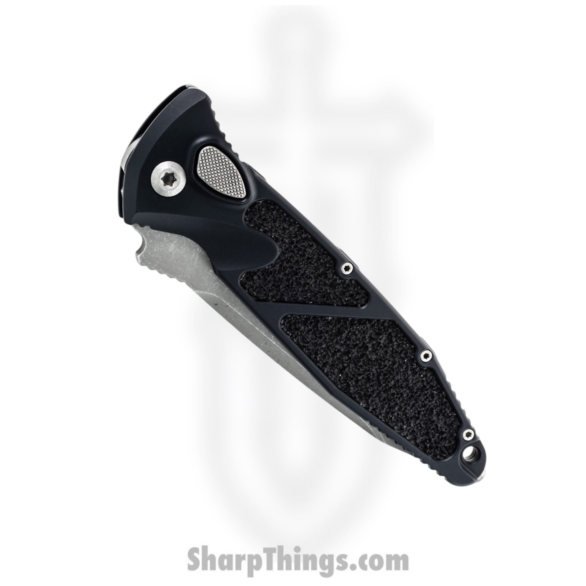 Microtech - 161A-10AP - Socom Elite - Automatic Knife - 161A-10AP Socom Elite Automatic Knife - 6061-T6 Aluminum - Black - Image 3