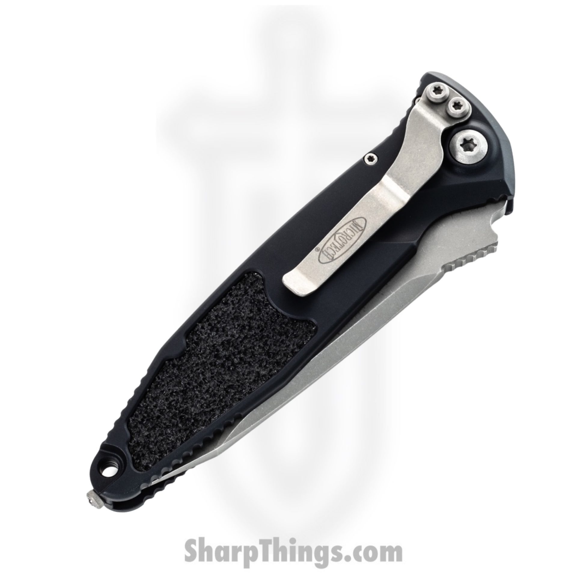 Microtech - 161A-10AP - Socom Elite - Automatic Knife - 161A-10AP Socom Elite Automatic Knife - 6061-T6 Aluminum - Black - Image 4