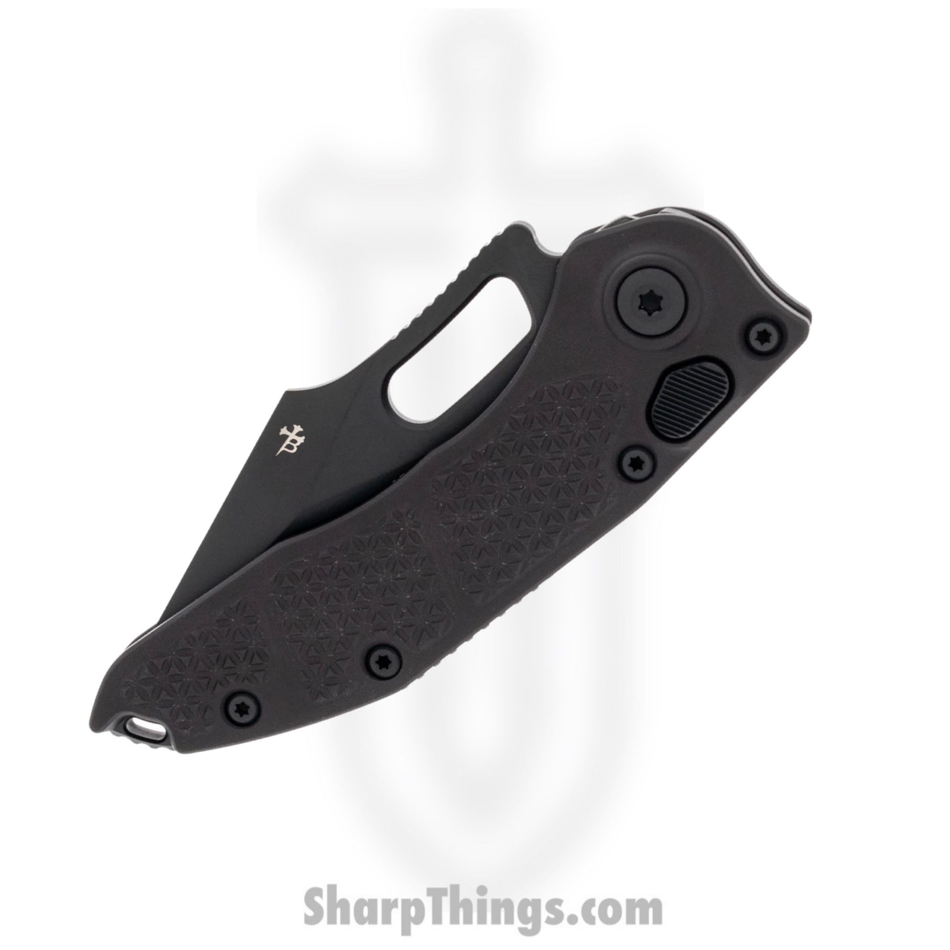 Microtech - 169-2T - Stitch - Automatic Knife - 169-2T Stitch Automatic Knife - 6061-T6 Aluminum - Black - Image 3