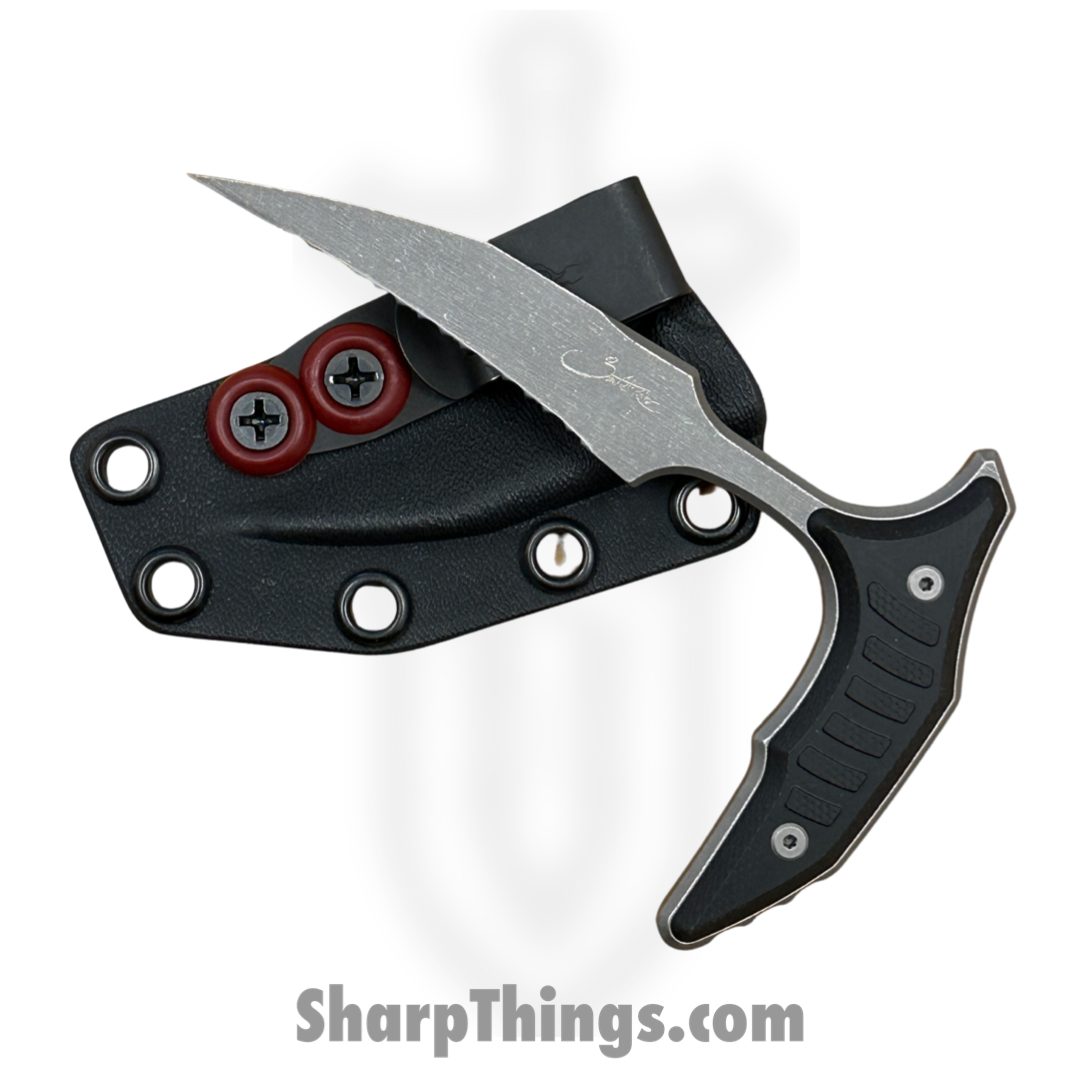 Microtech - 218-12APGTBKS - Bee - Fixed Blade Knife - 218-12APGTBKS Bee Fixed Blade Knife - G10 - Black - Image 10