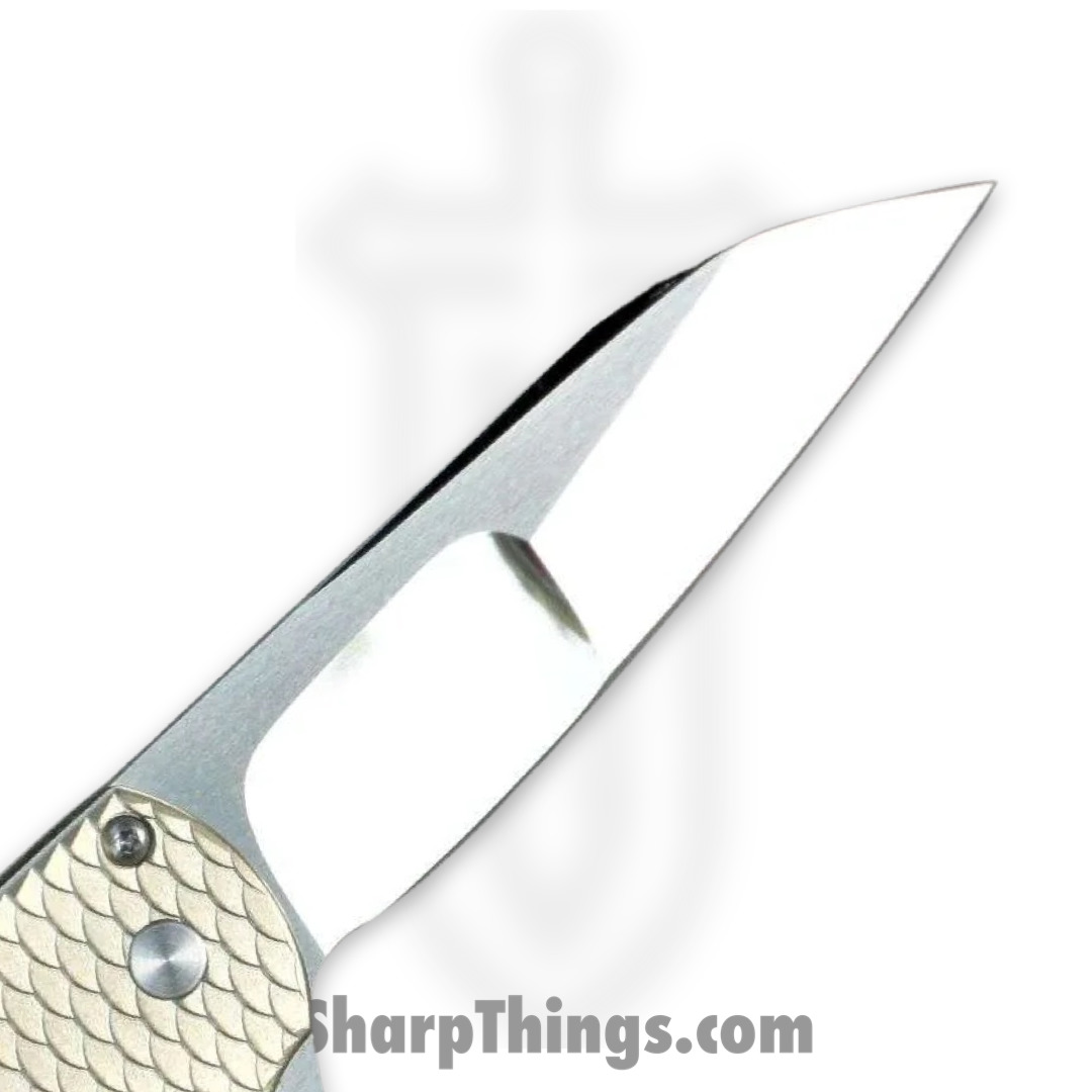 ProTech - Malibu2023.016 - 2023 Malibu Custom 016 - Folding Knife - 154CM Polished Reverse Tanto - Aluminum/Dragon Scale - Bronze - Image 4