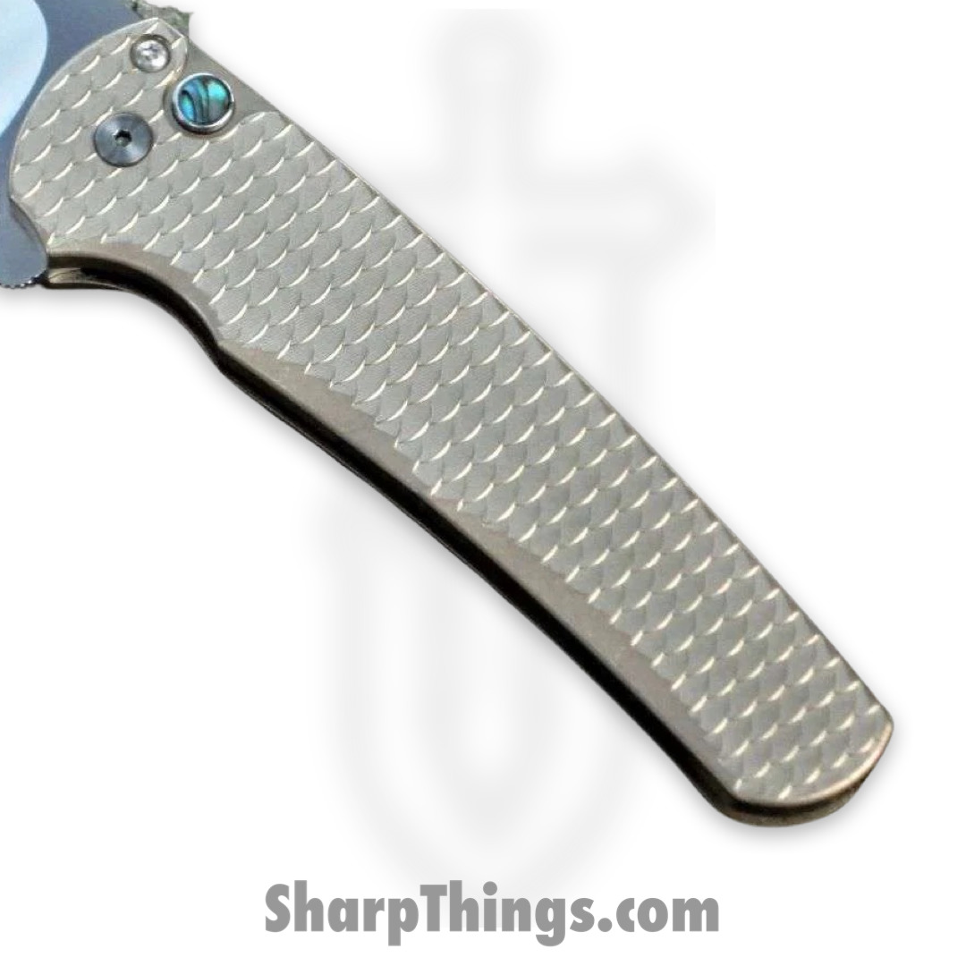 ProTech - Malibu2023.016 - 2023 Malibu Custom 016 - Folding Knife - 154CM Polished Reverse Tanto - Aluminum/Dragon Scale - Bronze - Image 3