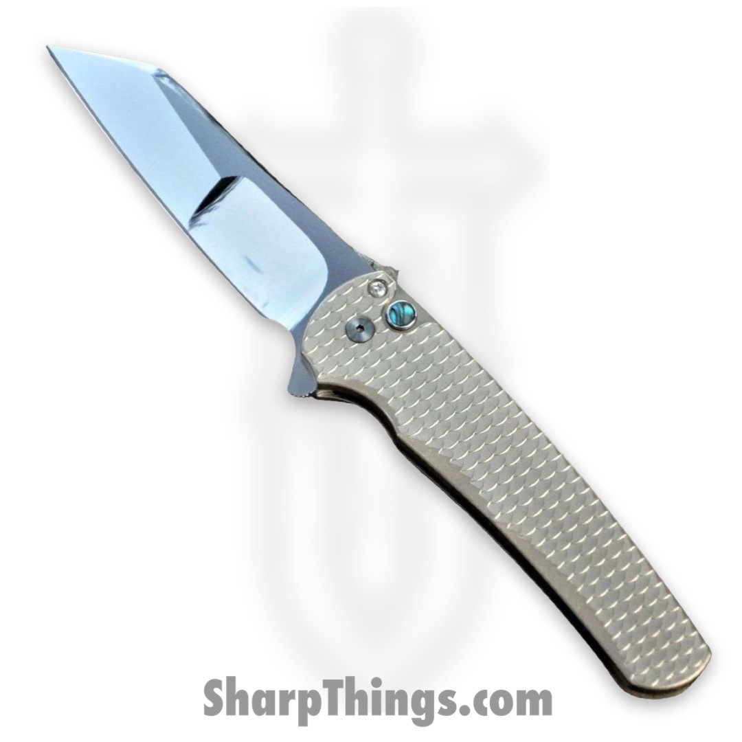 ProTech - Malibu2023.016 - 2023 Malibu Custom 016 - Folding Knife - 154CM Polished Reverse Tanto - Aluminum/Dragon Scale - Bronze
