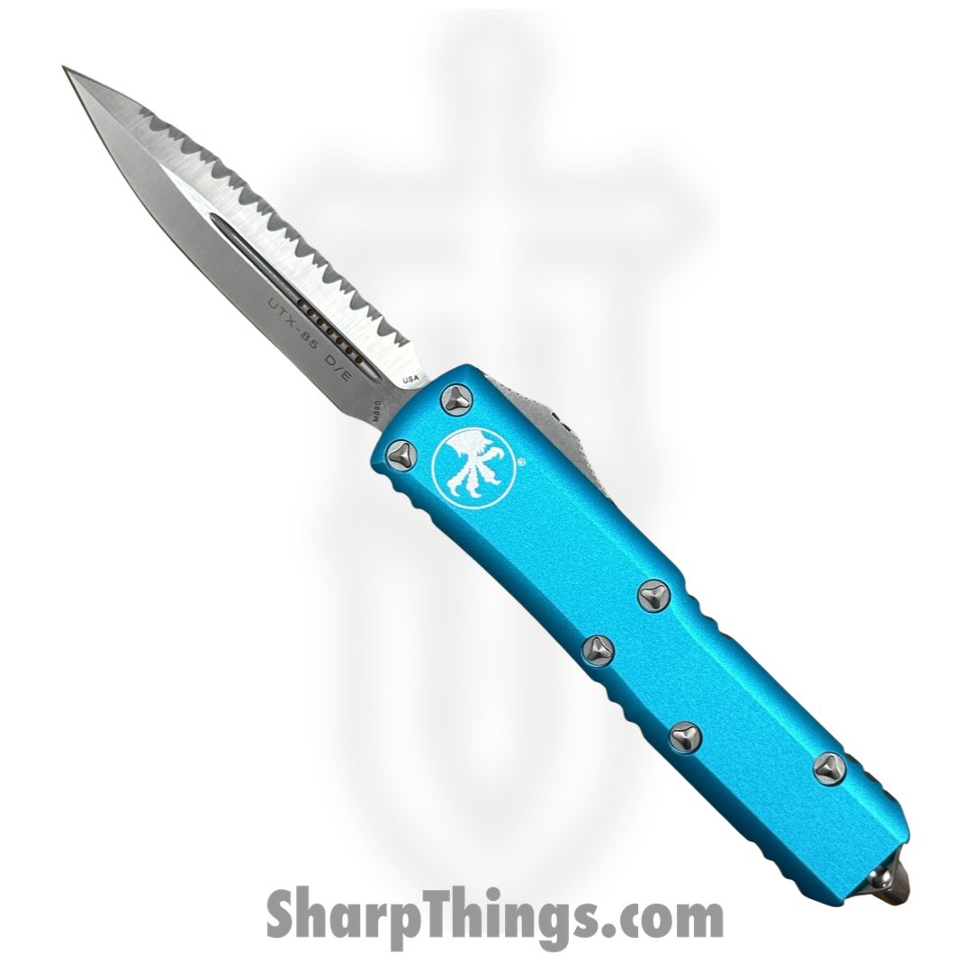 Microtech - 232-6TQ - UTX-85 - OTF Auto - 232-6TQ UTX-85 OTF Auto - 6061-T6 Aluminum - Turquoise
