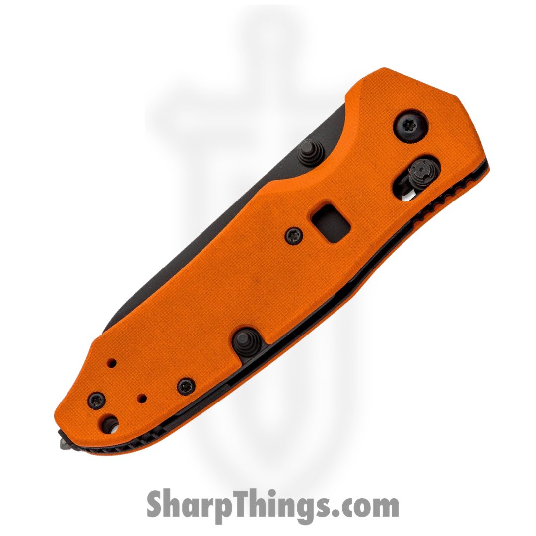Hogue - 34774 - Trauma First Response Tool - Cerakote N680 Partial Serrated Sheepsfoot - G10 - Orange and Black - Image 5