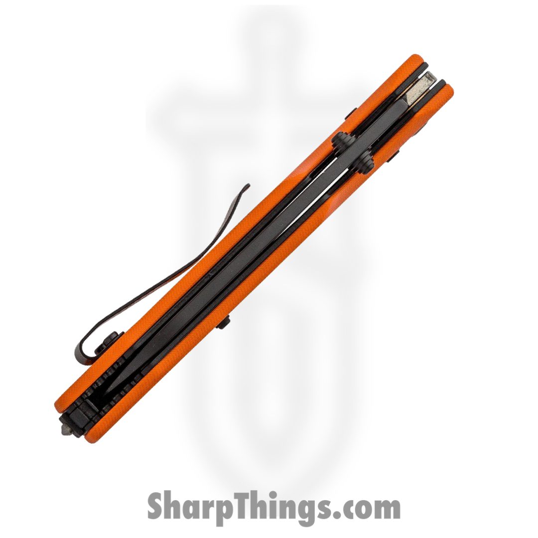 Hogue - 34774 - Trauma First Response Tool - Cerakote N680 Partial Serrated Sheepsfoot - G10 - Orange and Black - Image 3