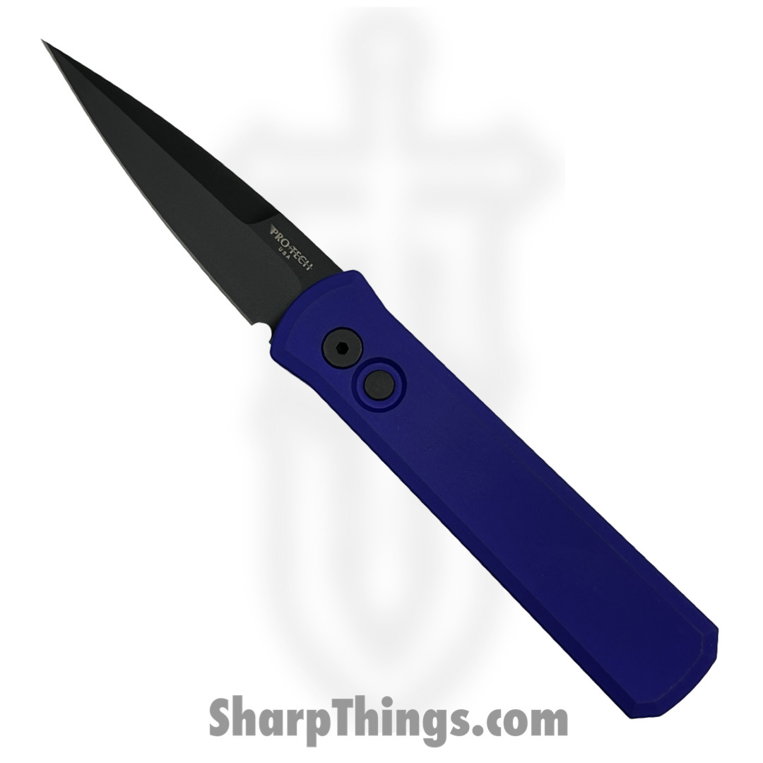 ProTech - 721-Purple - Godson - Automatic Knife - 154CM Coated Spear Point - 6061-T6 Aluminum - Purple