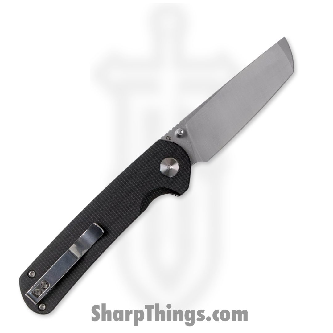 Bestech Knives - BTKG31C - Sledgehammer Linerlock - Folding Knife - D2 Satin Tanto - Micarta - Black - Image 2