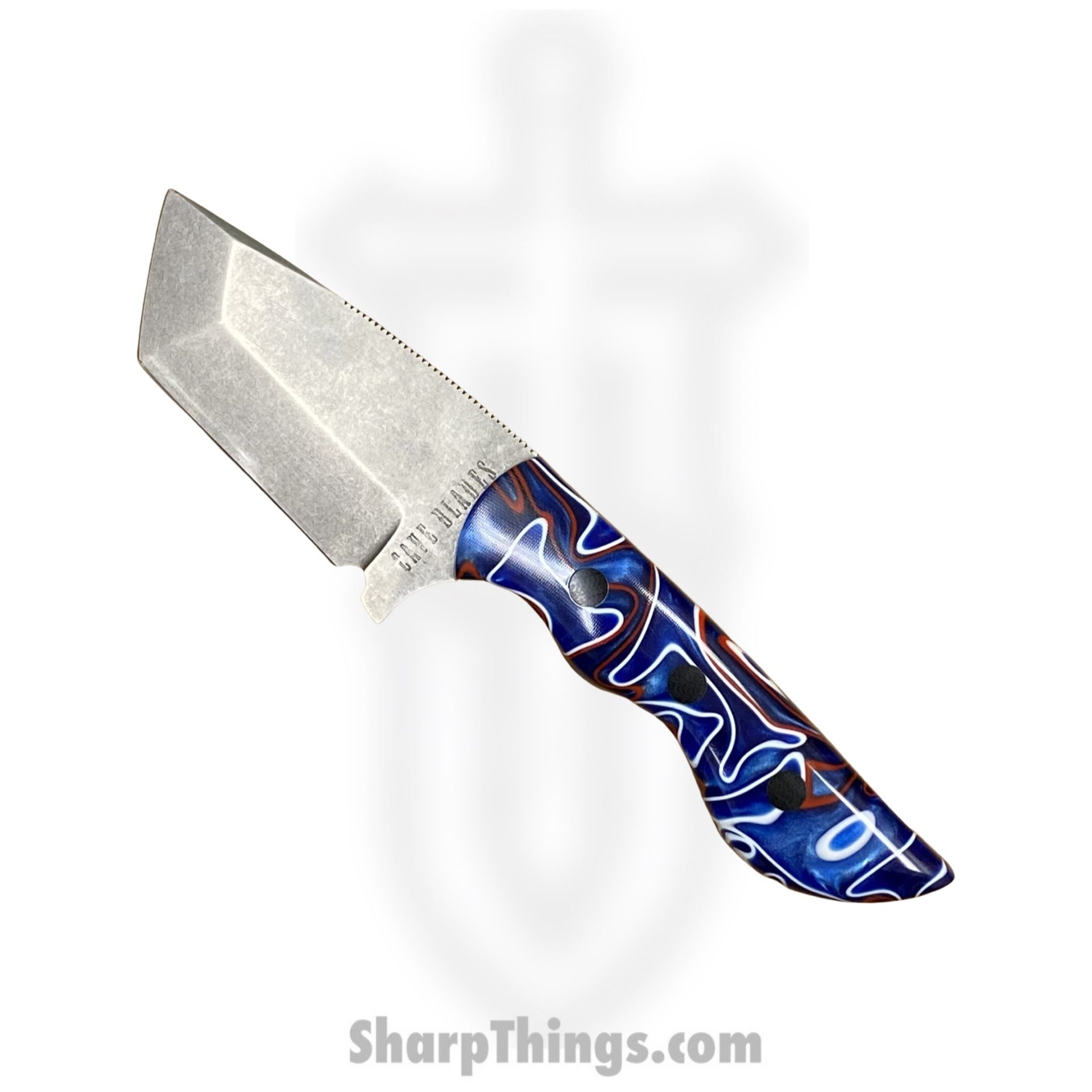 Cave Blades - CBRhiPatKir - Rhino - Fixed Blade Knife - 154cm Doom Tanto - Kiranite - Patriot - Image 2