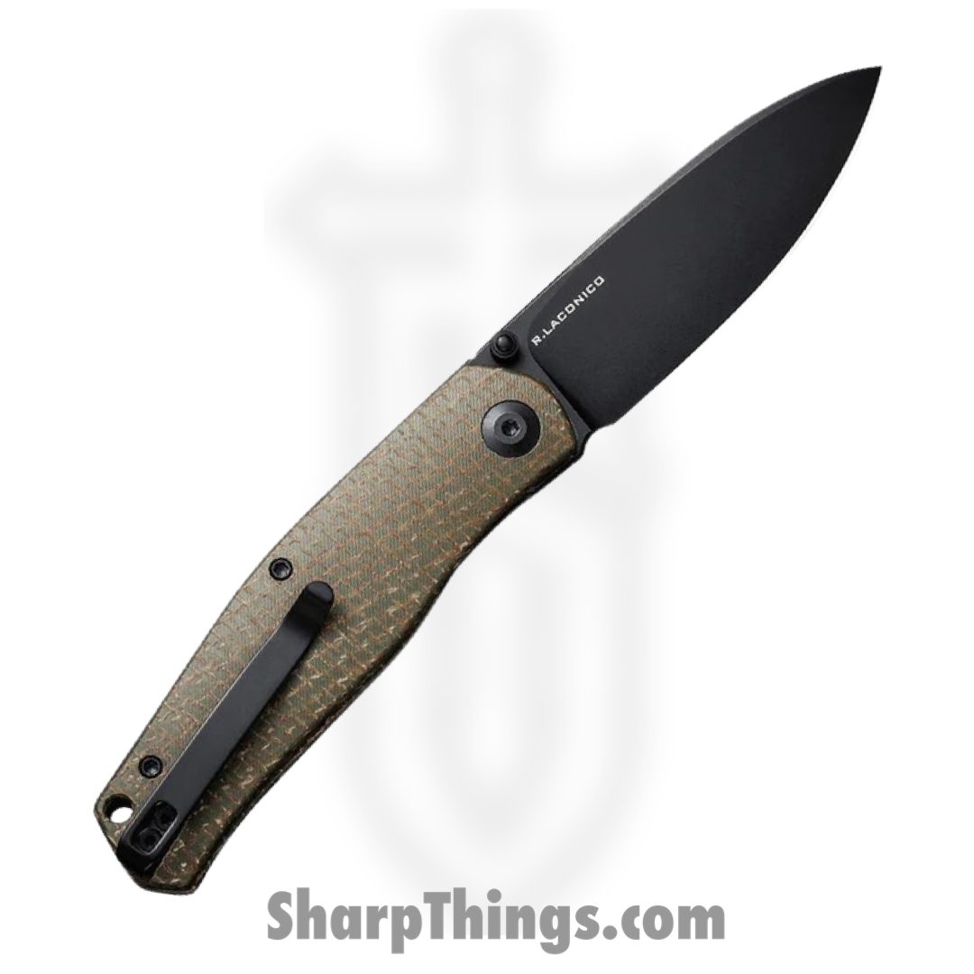 Civivi - CIVC220072 - Sokoke Linerlock - Folding Knife - 14C28N Black Stonewash Drop Point - Micarta - Green - Image 2