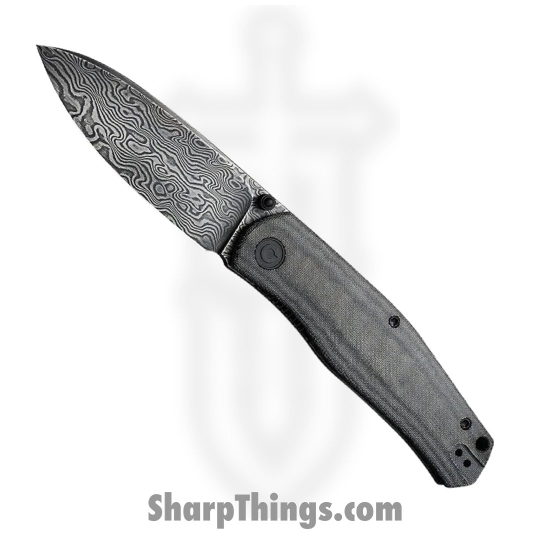 Civivi - CIVC22007DS1 - Sokoke Linerlock - Folding Knife - Damascus Drop Point - Micarta - Black