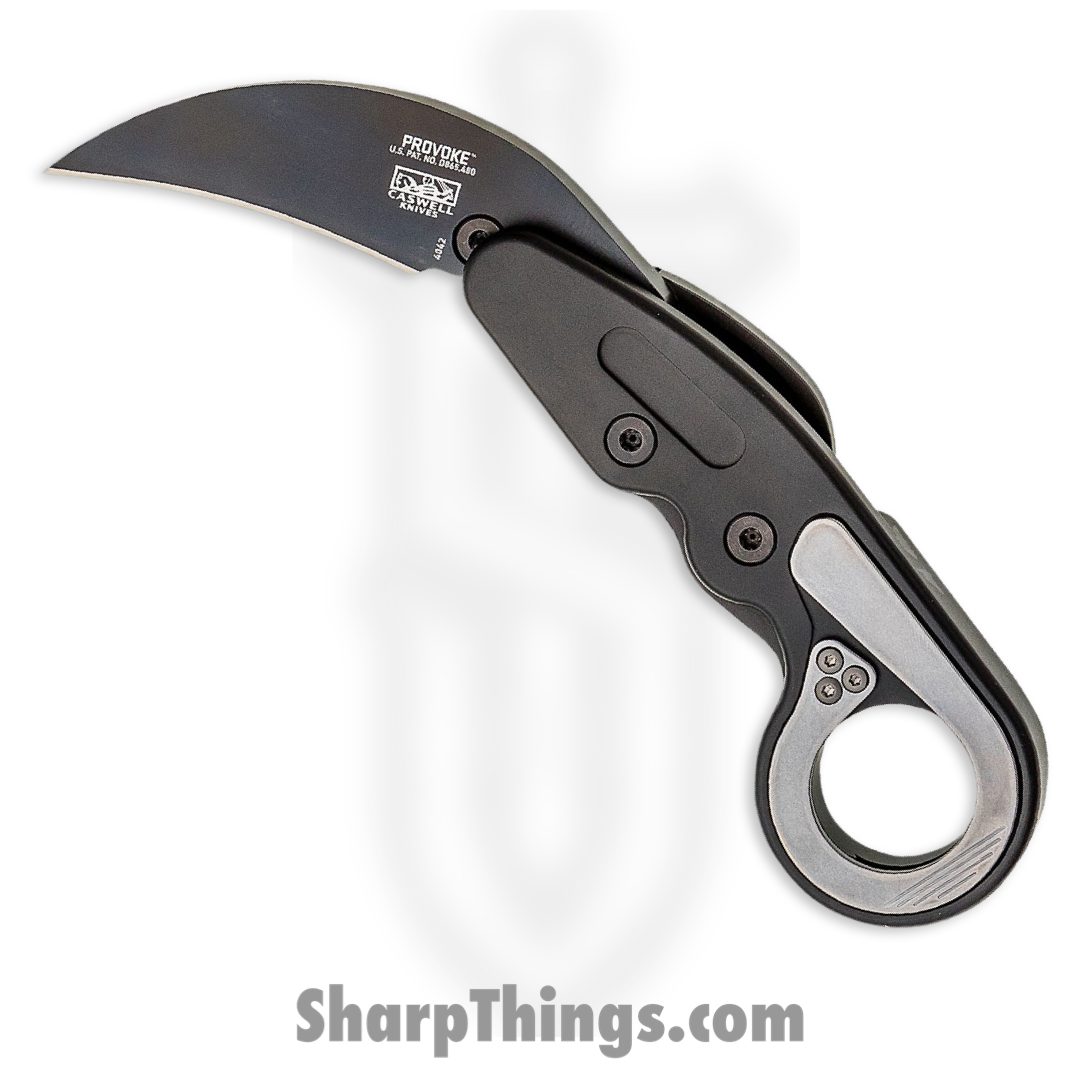CRKT - 4042 - Provoke Kinematic Responder - Folding Knife - D2 Coated Titanium Nitride Hawkbill - 6061-T6 Aluminum - Black