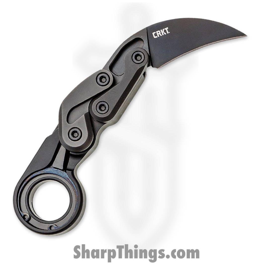 CRKT - 4042 - Provoke Kinematic Responder - Folding Knife - D2 Coated Titanium Nitride Hawkbill - 6061-T6 Aluminum - Black - Image 2