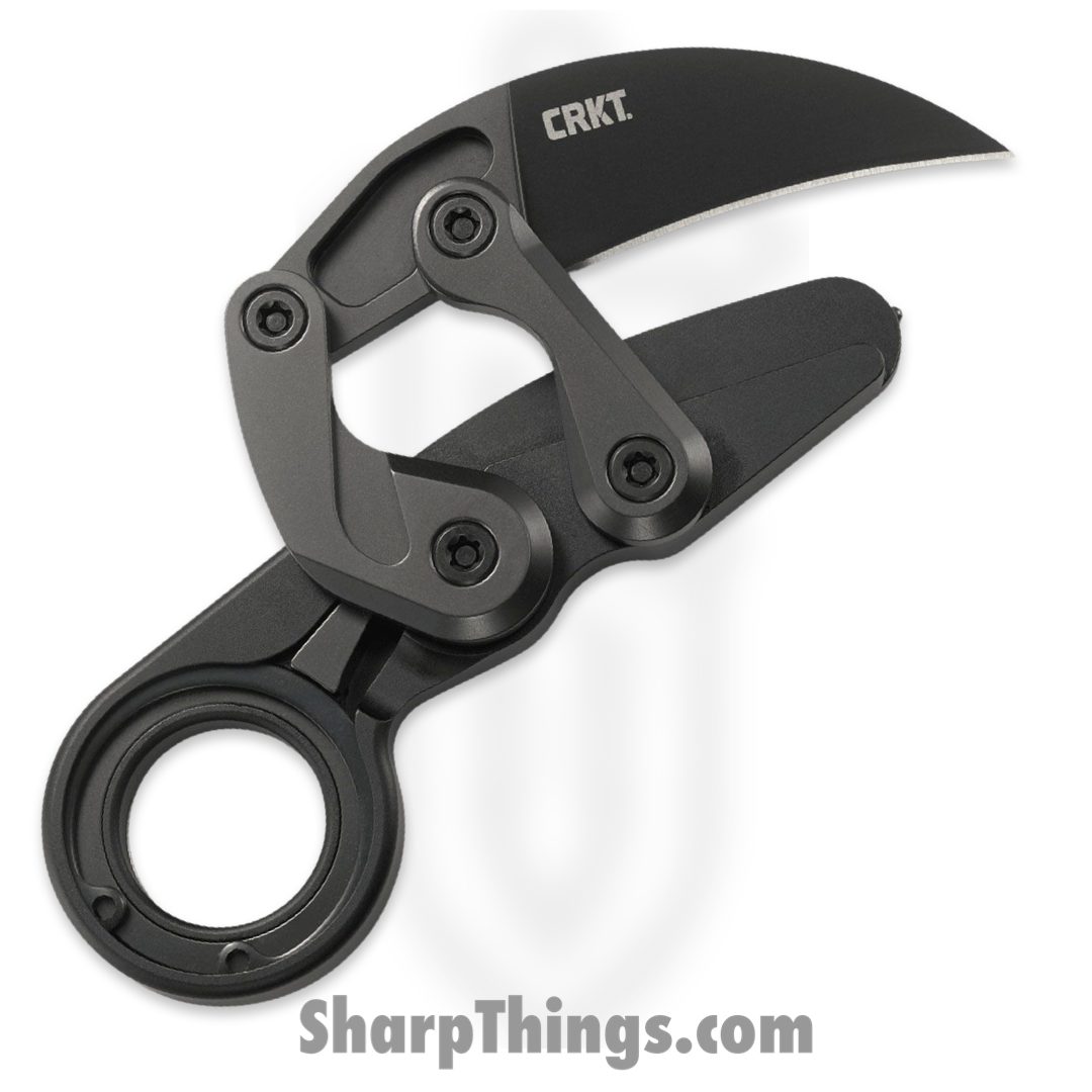 CRKT - 4042 - Provoke Kinematic Responder - Folding Knife - D2 Coated Titanium Nitride Hawkbill - 6061-T6 Aluminum - Black - Image 5