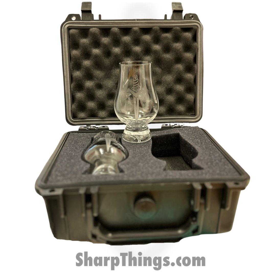 Microtech - MCK SHOT GLASS - Marfione Custom Glencairn Whisky Glass Set - Image 2