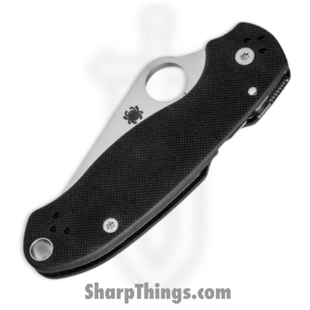 Spyderco - SC223GS - Para 3 - Folding Knife - CPM S30V Satin Clip Point - G10 - Black - Image 2